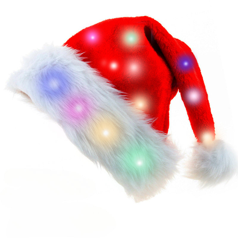 Wholesale Christmas Decoration Christmas Short Plush Hats Christmas Hats